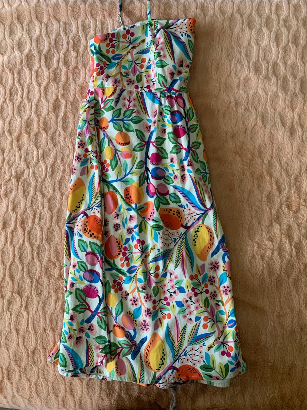 HUTCH BANDEAU TROPICAL ROMBER DRESS MEDIUM NWOT - Picture 5 of 13